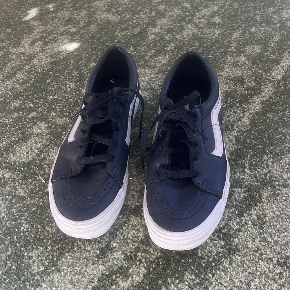 Leather Vans  Sk8 Low